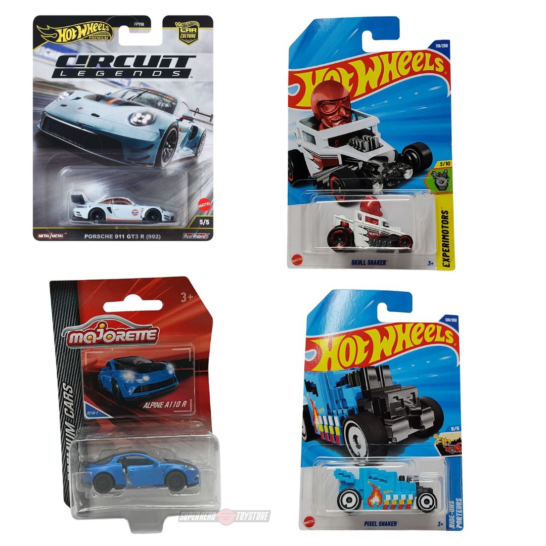 Hot Wheels & Majorette 1:64 Scale Die-Cast Car Case