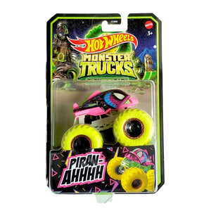 Monster Truck Glow In The Dark Piranahhhh Die-Cast Truck By Hot Wheels -Hot Wheels - India - www.superherotoystore.com
