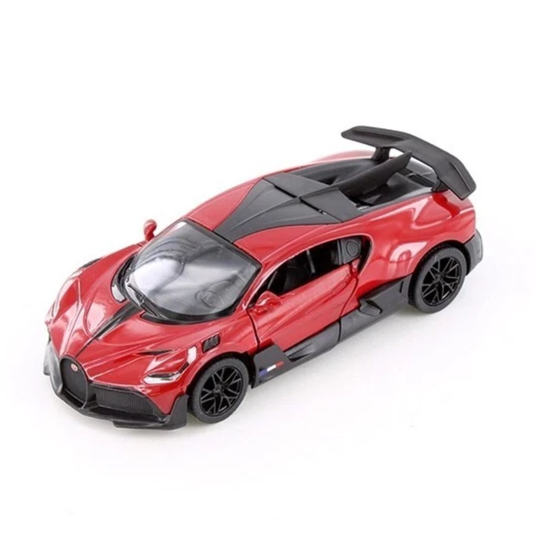 Red Bugatti Divo 1:38 Scale Die-Cast Car By Kinsmart -Kinsmart - India - www.superherotoystore.com