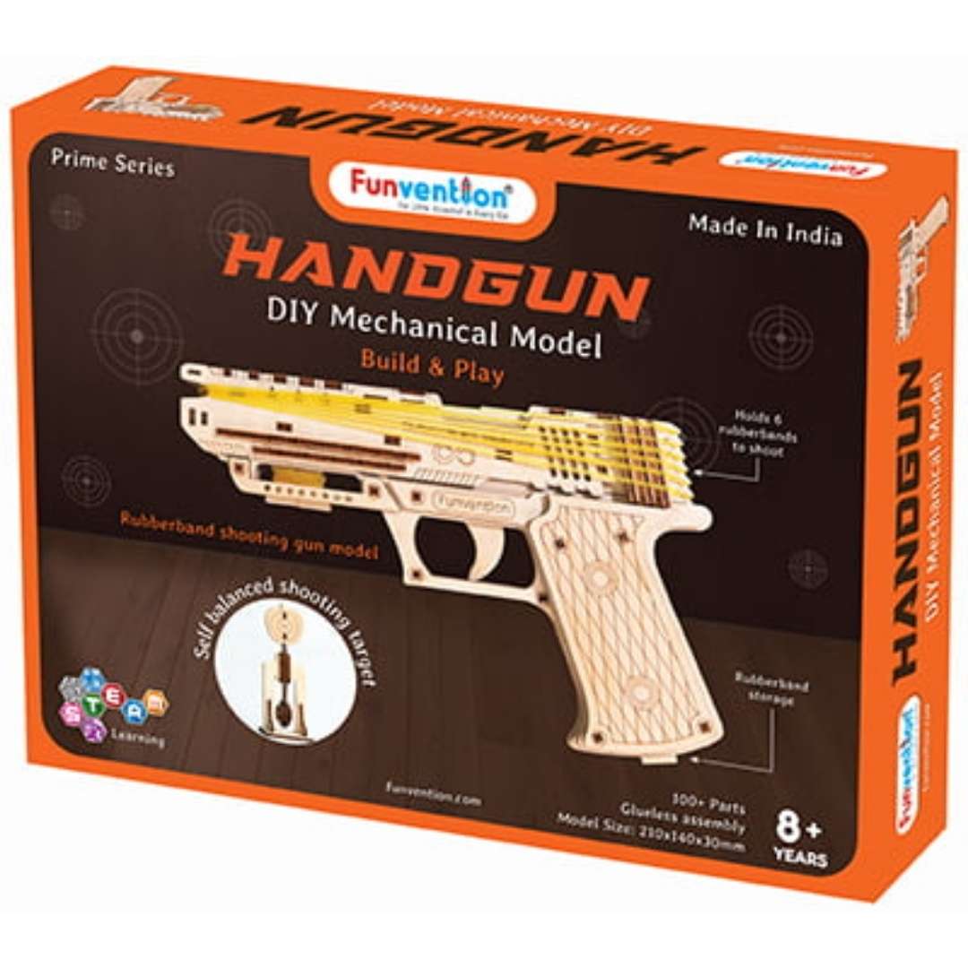 Handgun - DIY Mechanical Model -Funvention - India - www.superherotoystore.com