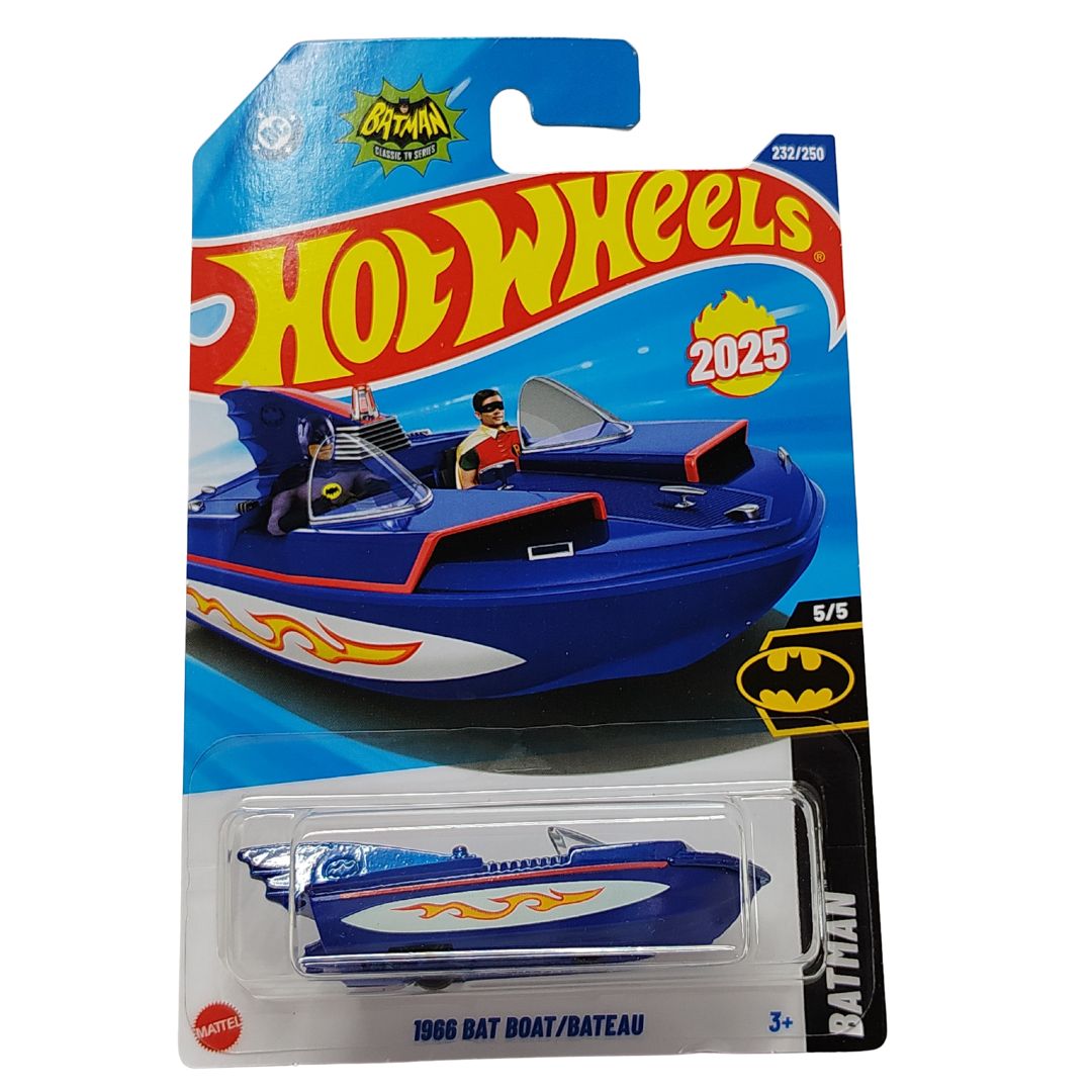 Batman Blue 1966 Bat Boat 1:64 Scale Die-Cast Car by Hot Wheels -Hot Wheels - India - www.superherotoystore.com