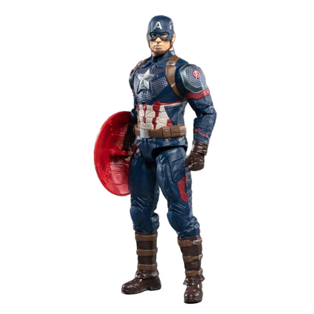 Captain America (S)In 14-Inchaction Figure By Zd Toys