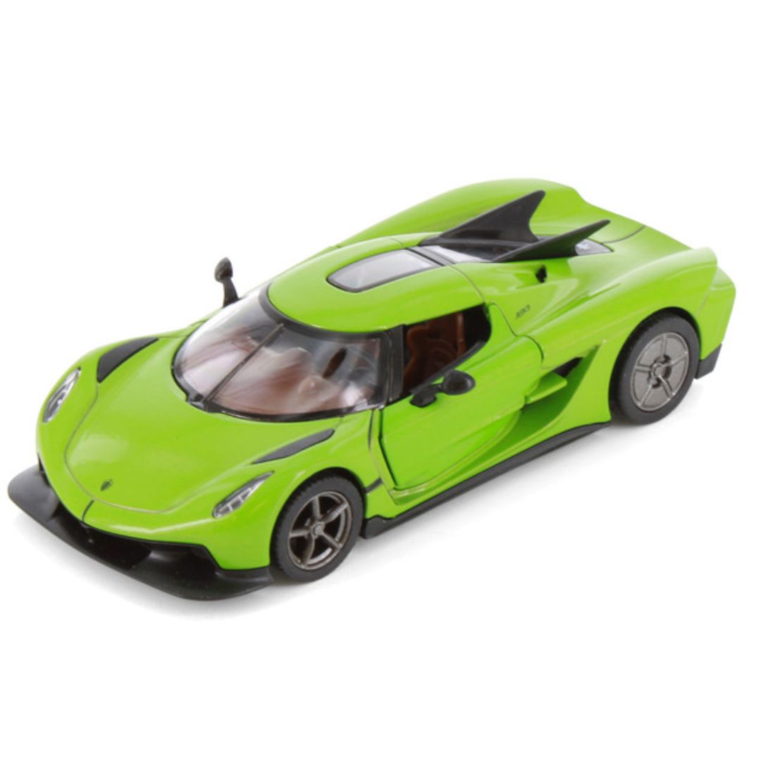 Green Koenigsegg Jesko Absolut 1:36 Scale Die-Cast Car By Kinsmart -Kinsmart - India - www.superherotoystore.com