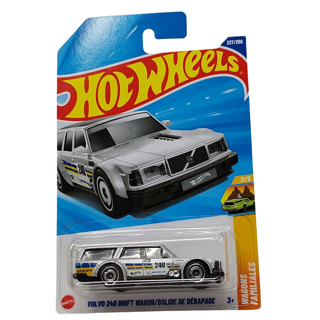 Wagons Silver Volvo 240 Drift 1:64 Scale Die-Cast Car by Hot Wheels -Hot Wheels - India - www.superherotoystore.com