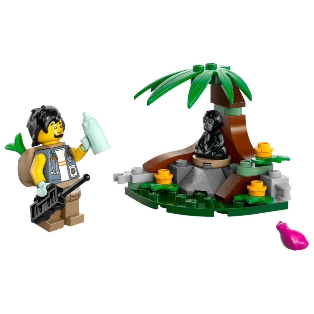 Baby Gorilla Encounter  By Lego