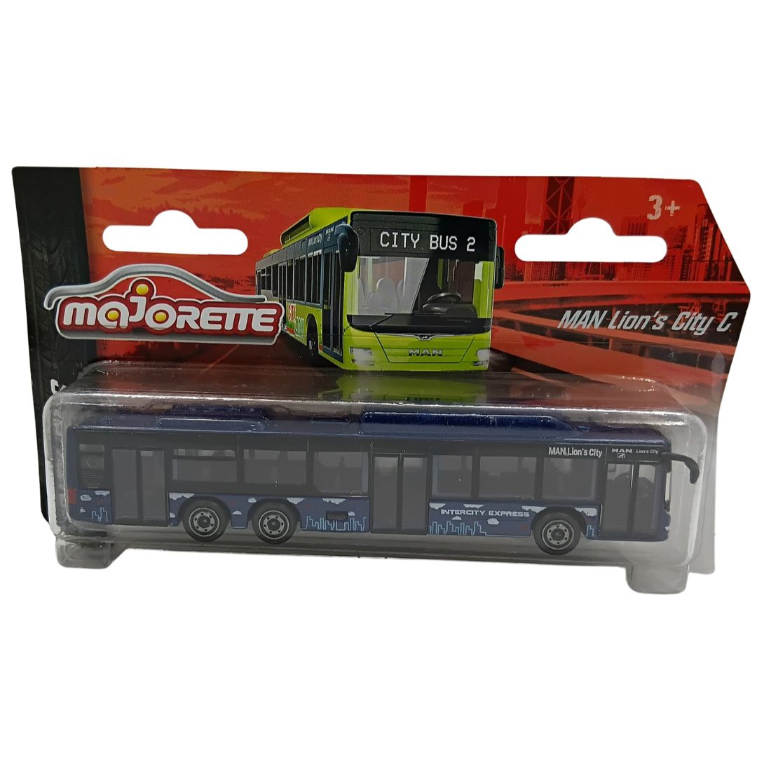 BLUE Man Lion's City CDie-Cast Bus by Majorette -Majorette - India - www.superherotoystore.com