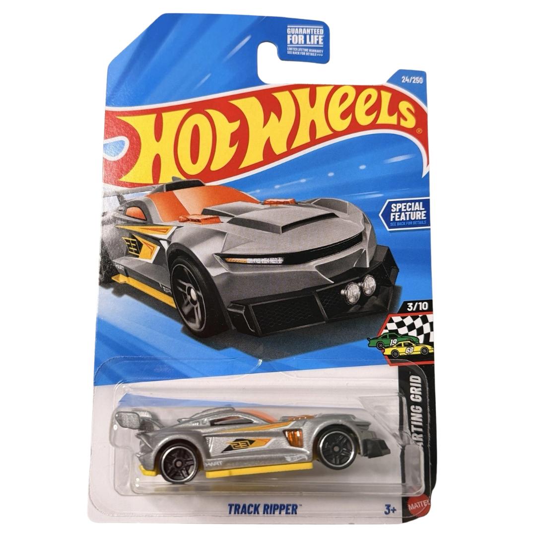 Grey HW Starting Grid Track Ripper (24/250) 1:64 Scale Die-Cast Car By Hot Wheels -Hot Wheels - India - www.superherotoystore.com