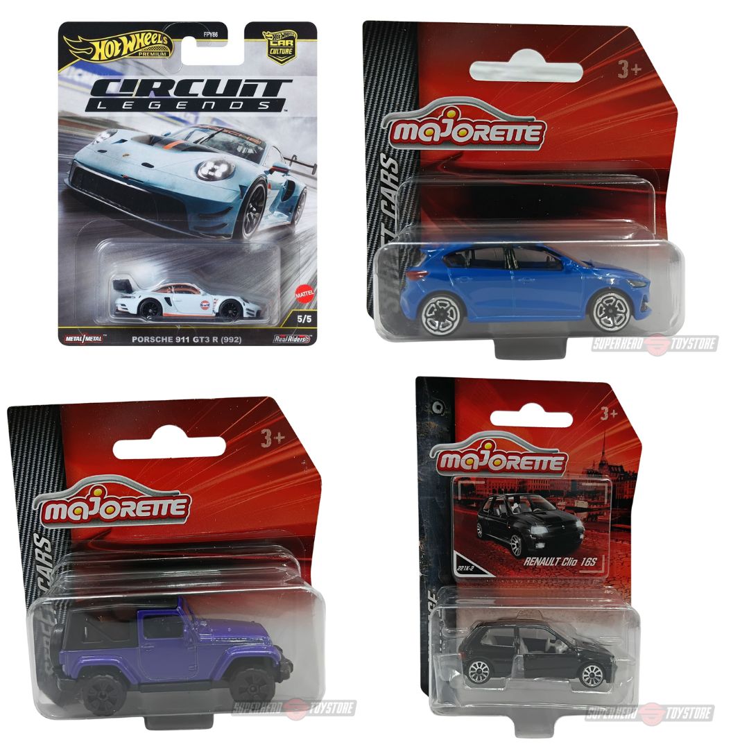 Hot Wheels & Majorette 1:64 Scale Die-Cast Car Case