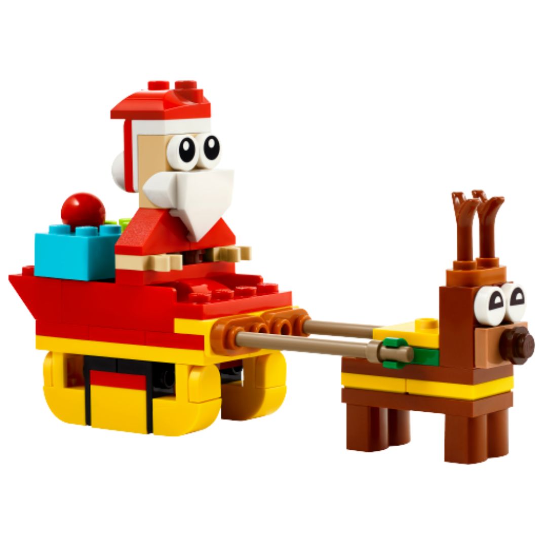 Santa'S Sleigh Ride  By Lego