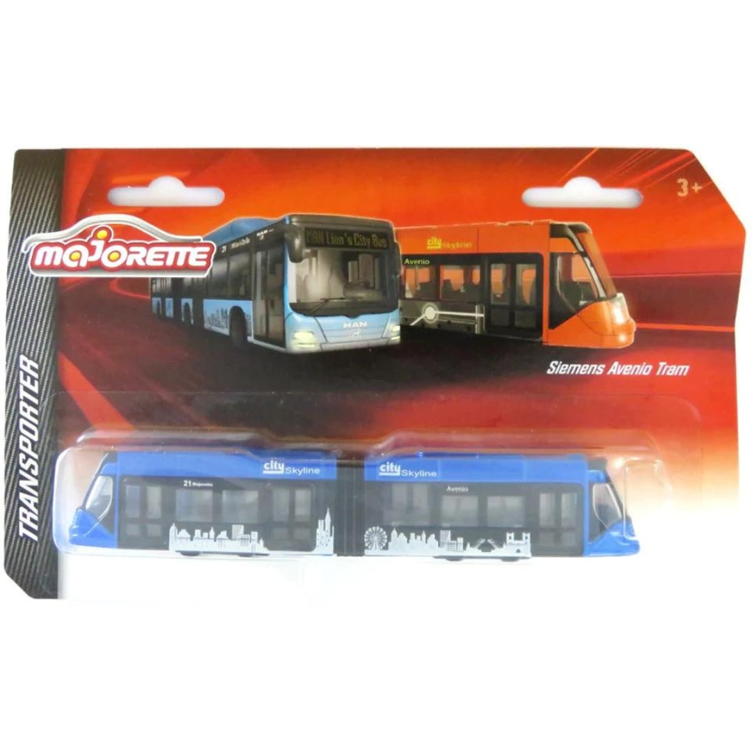 Transportation Series Blue Siemens Avenio Die-Cast Tram by Majorette -Majorette - India - www.superherotoystore.com