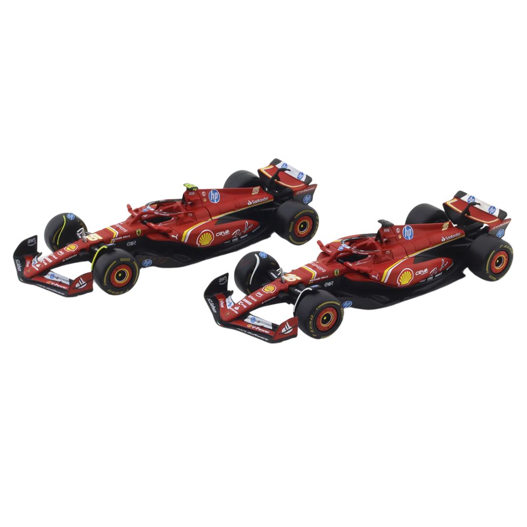 2024 Ferrari SF-24 1:43 Scale Formula 1 diecast Set by Bburago -Bburago - India - www.superherotoystore.com