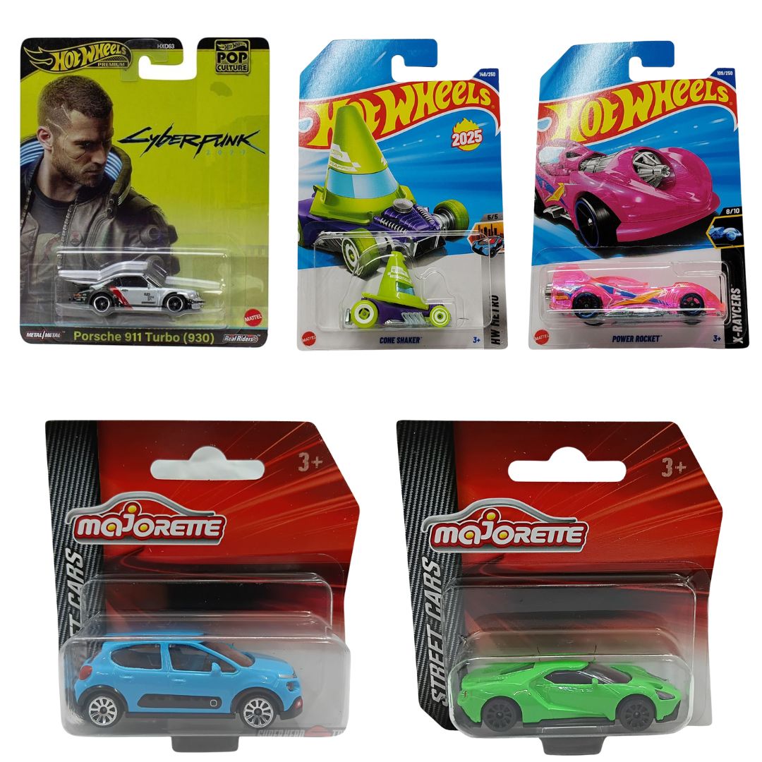 Hot Wheels & Majorette 1:64 Scale Die-Cast Car Case