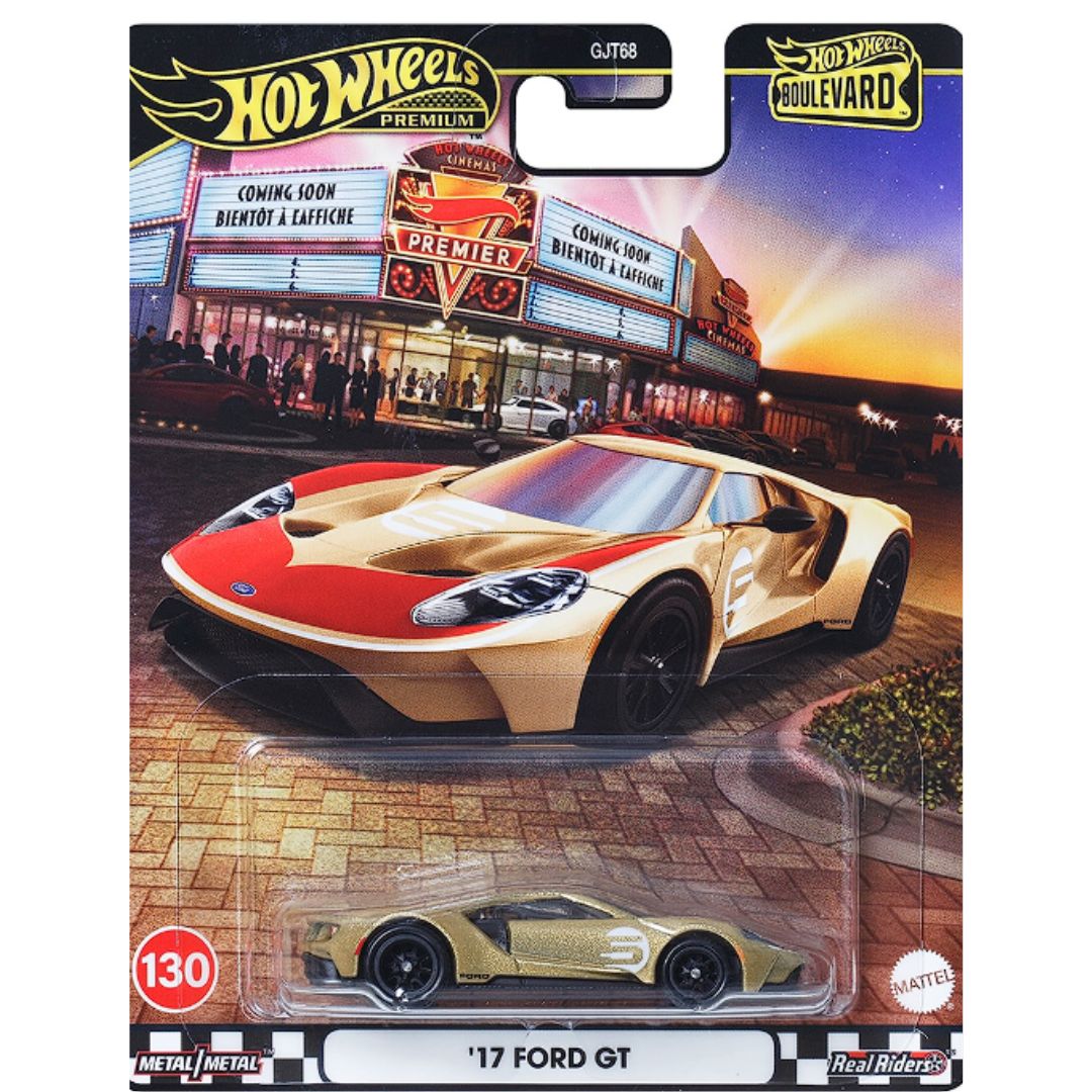 Boulevard Assortmet 2017 Ford GT 1:64 Scale Die-Cast Car by Hot Wheels