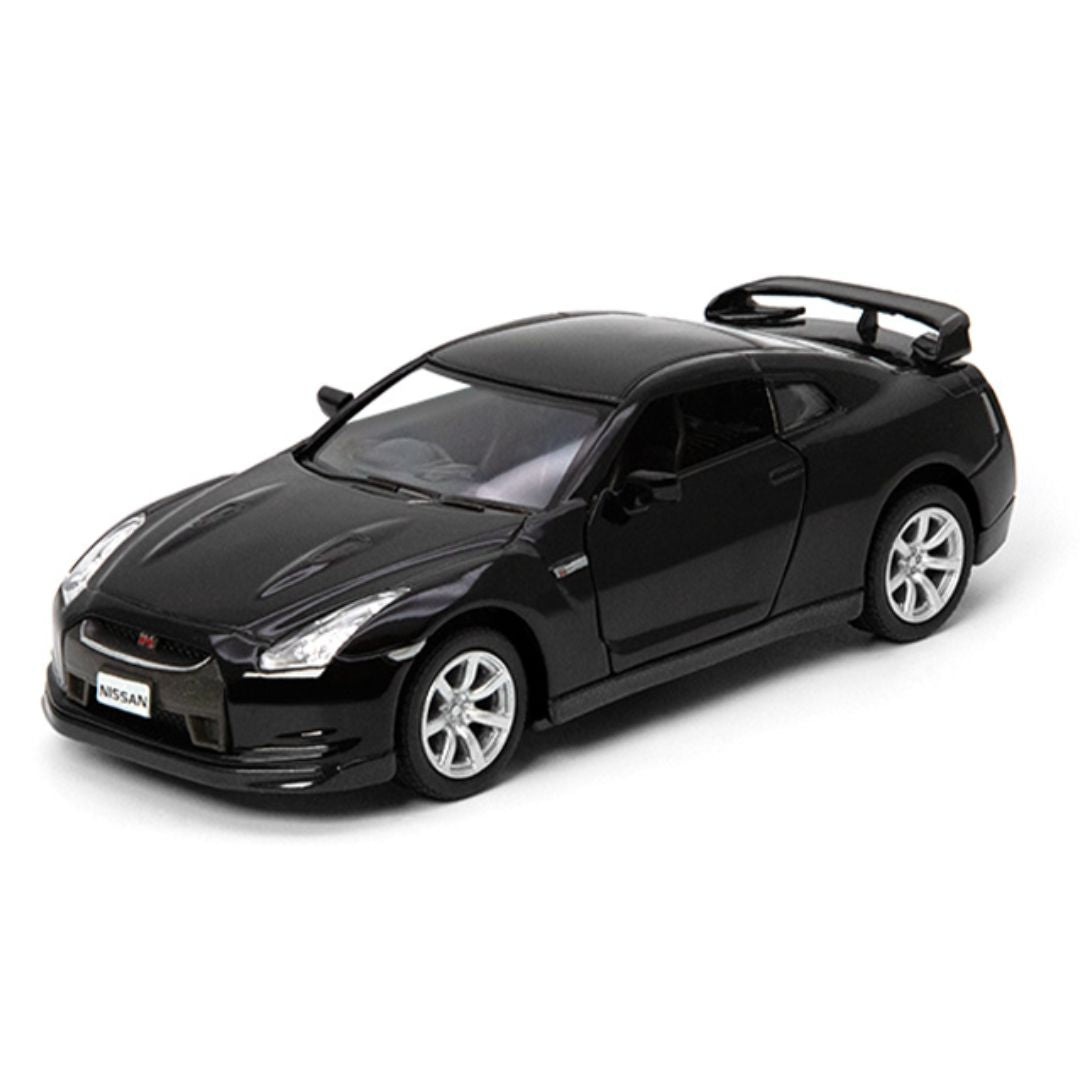 Black 2009 Nissan GT-R R35 1:36 Scale Die-Cast Car By Kinsmart