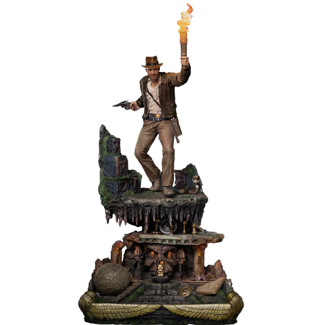 Indiana Jones Deluxe Statue By Iron Studios