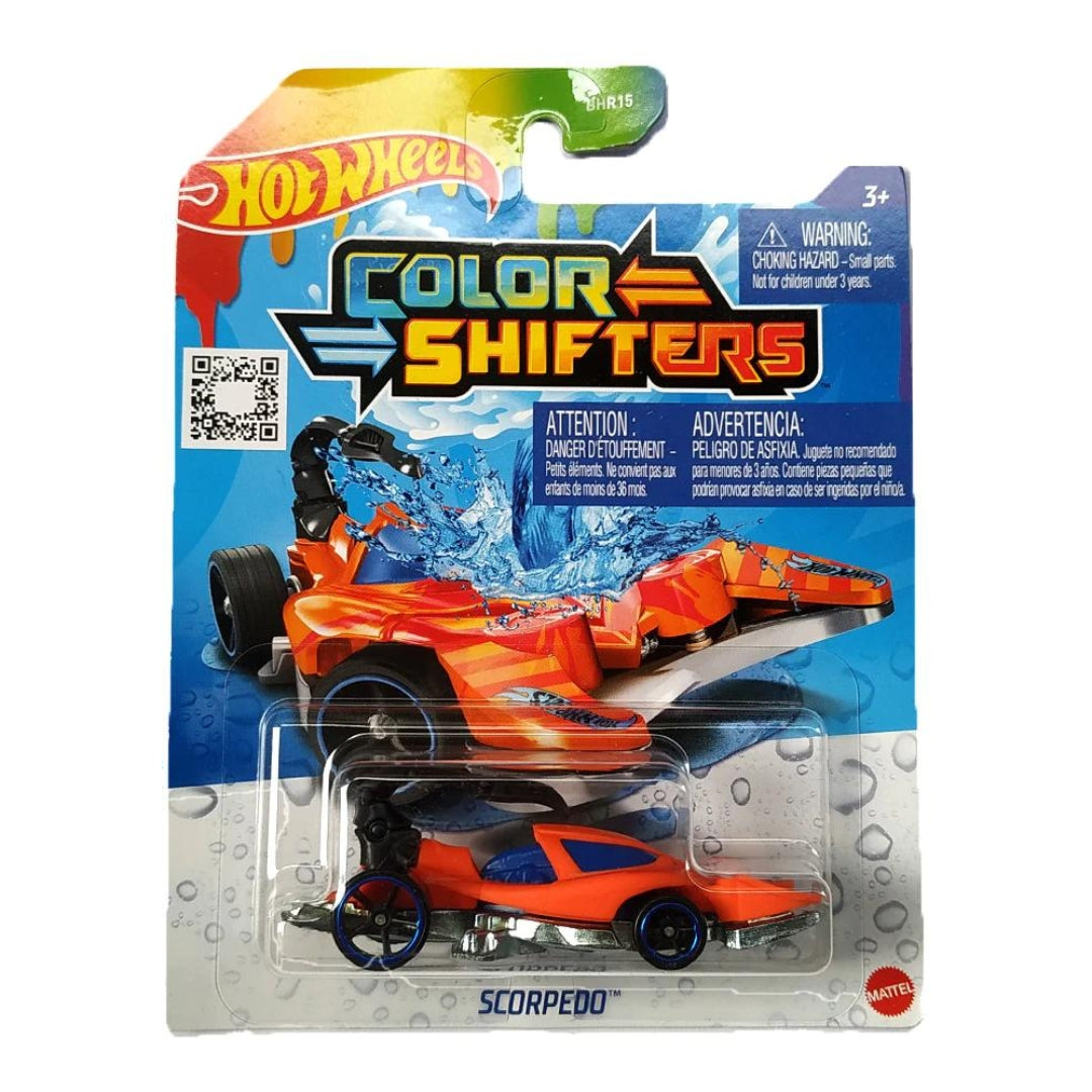 Colour Shifters Orange Scorpedo 1:64 Scale Die-Cast Car by Hot Wheels -Hot Wheels - India - www.superherotoystore.com