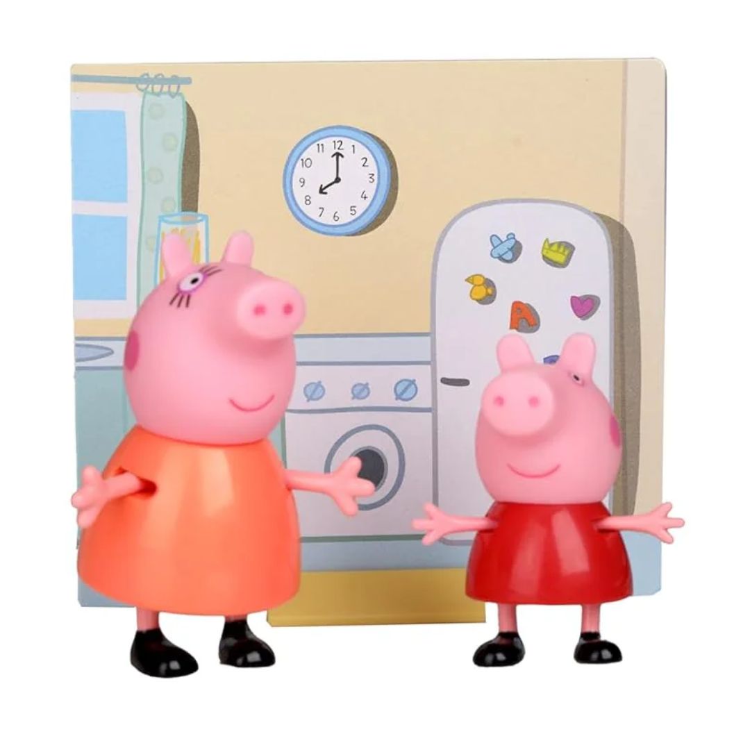 Pep Peppa Pig & Mommy Twin Figure Pack By Hasbro -Hasbro - India - www.superherotoystore.com