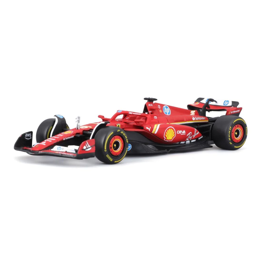 F1 Ferrari SF-24_Emilia-Romagn Miami GP 1:43 Scale Die-Cast Car By Bburago -Bburago - India - www.superherotoystore.com