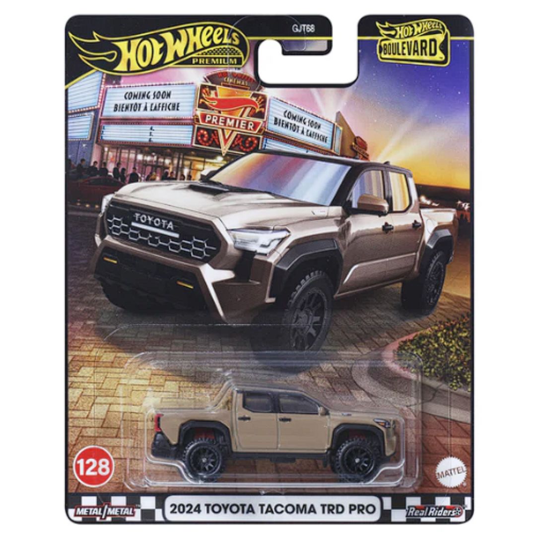 Boulevard Assortmet 2024 Toyota Tacoma TRD Pro 1:64 Scale Die-Cast Car by Hot Wheels