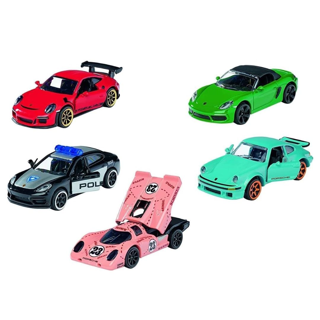 Porsche 5 Pieces 1:64 Scale Die-Cast Giftpack by Majorette -Majorette - India - www.superherotoystore.com