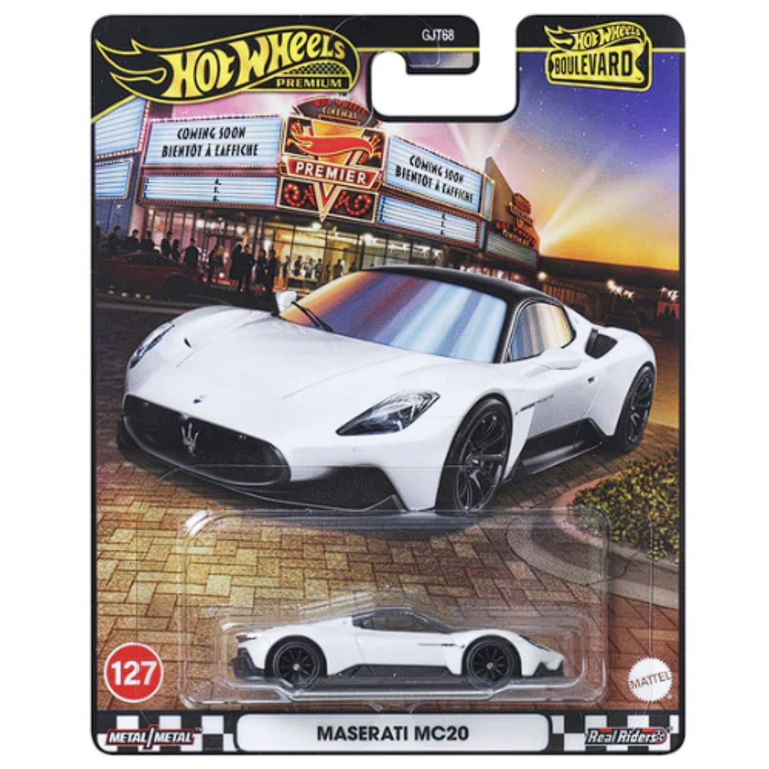 Boulevard Assortmet Maserati MC 20 1:64 Scale Die-Cast Car by Hot Wheels