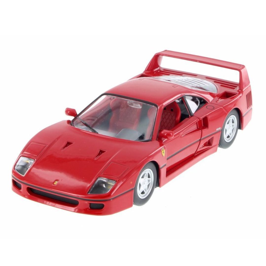 Red Ferrari F40 1:24 Scale Die-Cast Car By Bburago -Bburago - India - www.superherotoystore.com