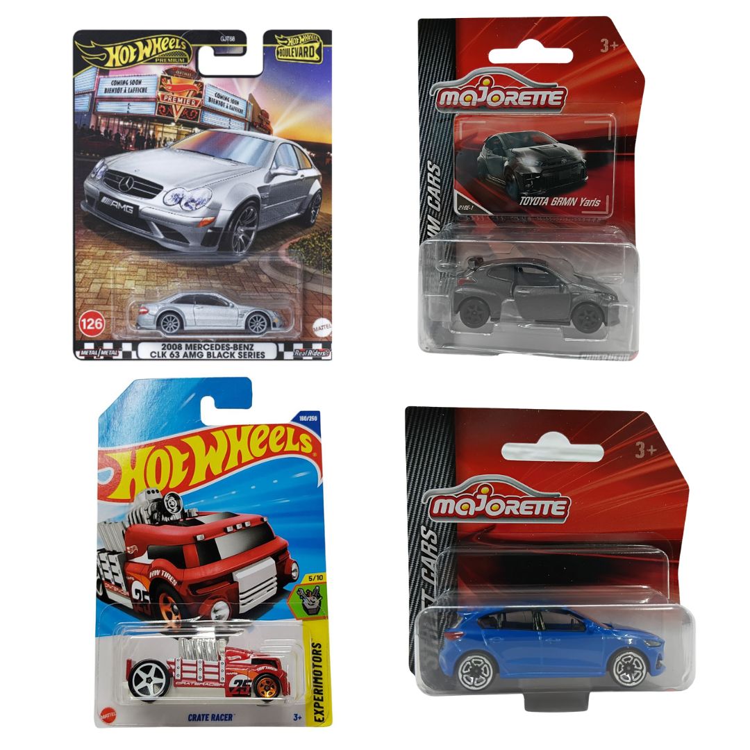 Hot Wheels & Majorette 1:64 Scale Die-Cast Car Case