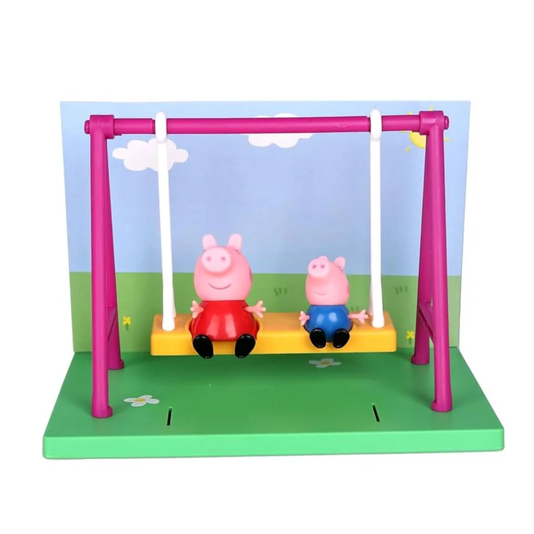 Pep Peppa Pig&#39;S Playground Swing Playset By Hasbro -Hasbro - India - www.superherotoystore.com
