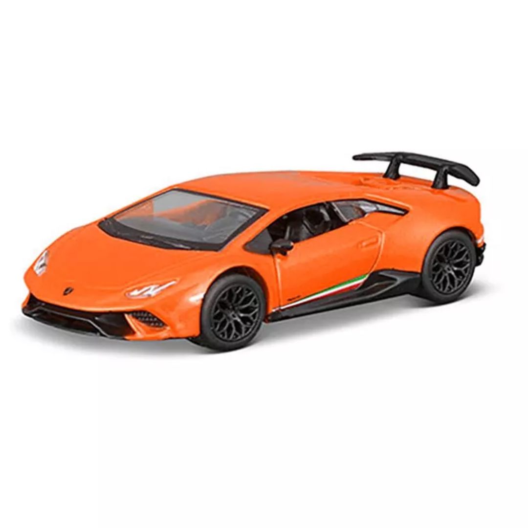 Orange Speed Icons: Lamborghini Huracan Performante 1:64 Scale Die-Cast Car By Maisto
