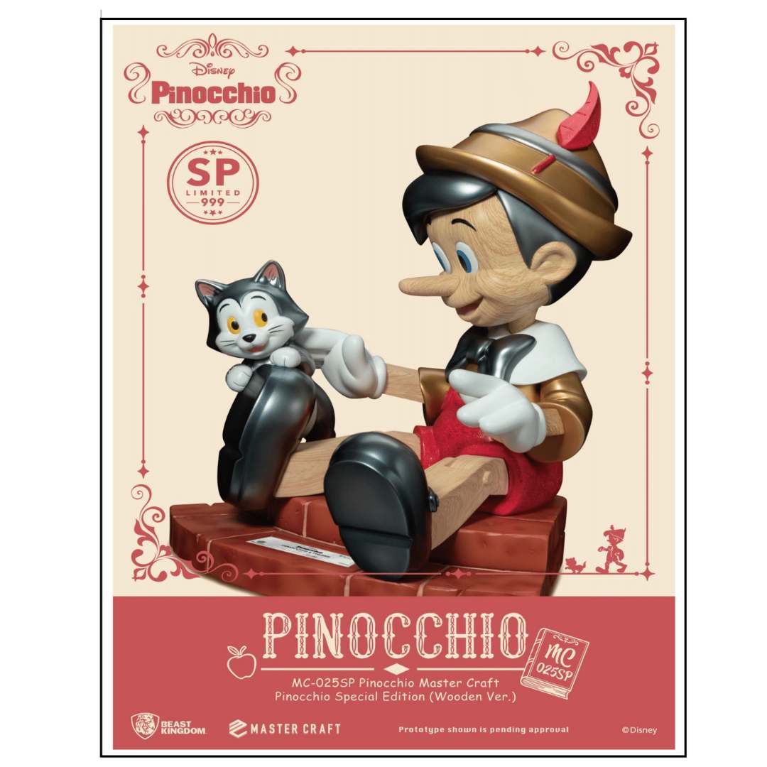 PINOCCHIO MASTER CRAFT PINOCCHIO SPECIAL EDITION (WOODEN VERSION) BY BEAST KINGDOM -Beast Kingdom - India - www.superherotoystore.com