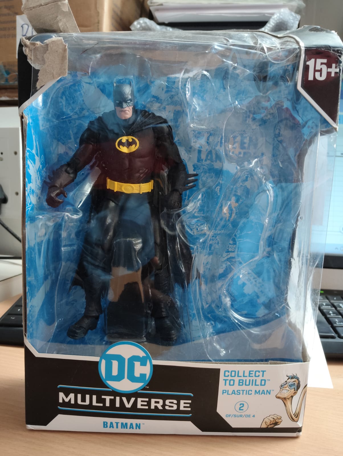 Dc Comics Build A Figures - Plastic Man - Batman Figure by Mcfarlane Toys (NO ACCESSORIES) -McFarlane Toys - India - www.superherotoystore.com