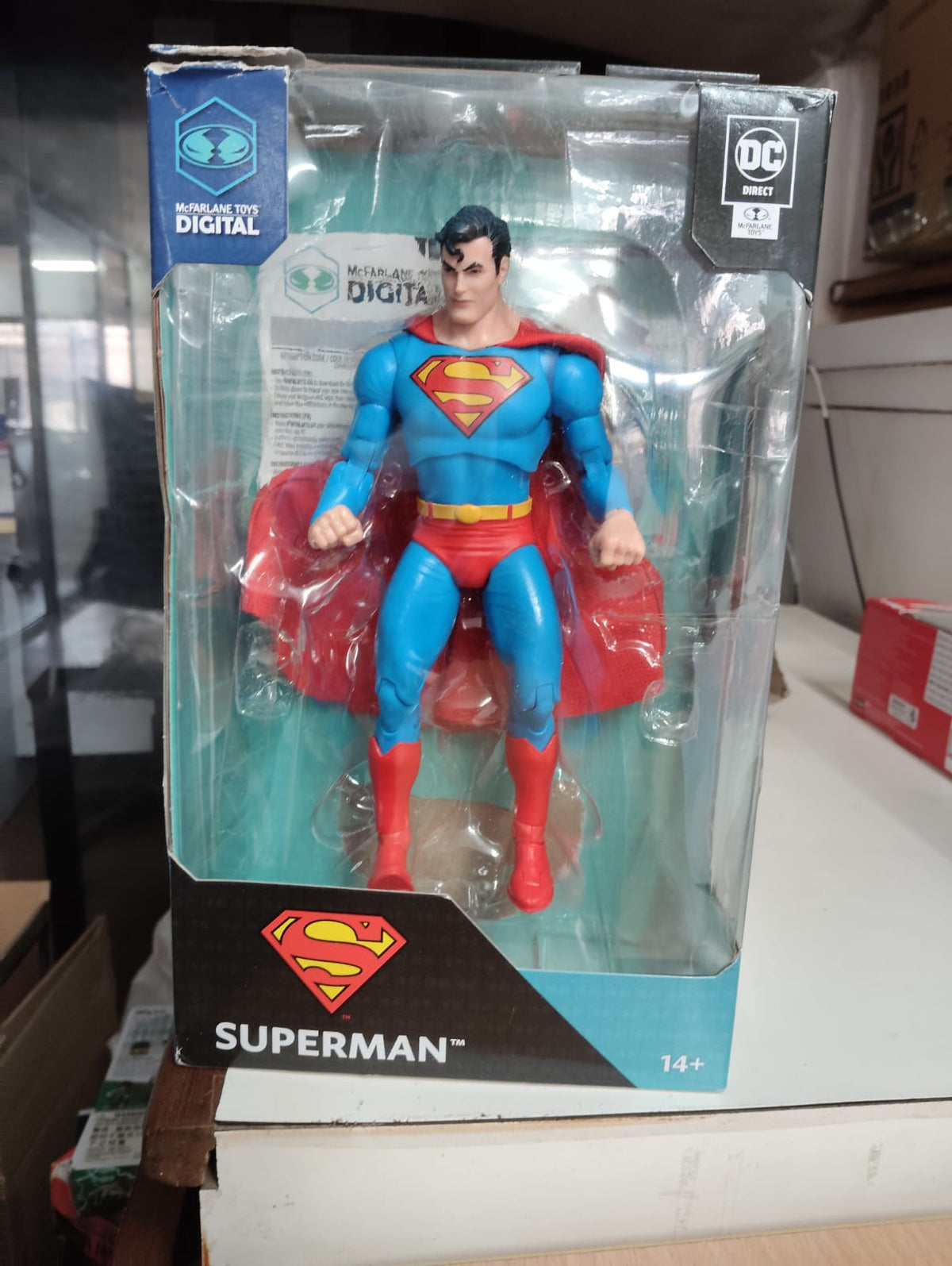 Superman (Silver Age) DC Mcfarlane Digital By Mcfarlane Toys (NO ACCESSORIES) -McFarlane Toys - India - www.superherotoystore.com