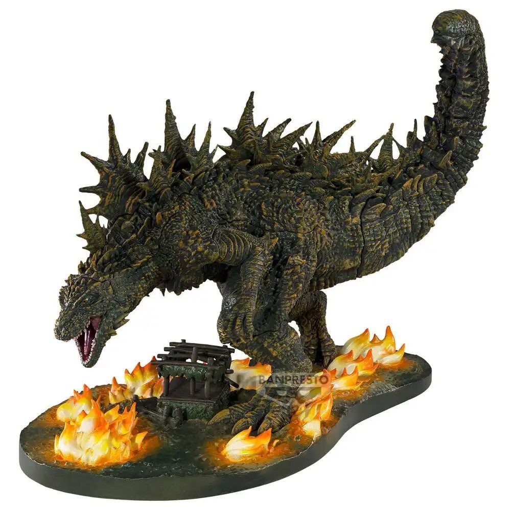 Godzilla Minus One Godzilla Odo Island Attack Image Version Art Vignette Statue By Banpresto -Banpresto - India - www.superherotoystore.com