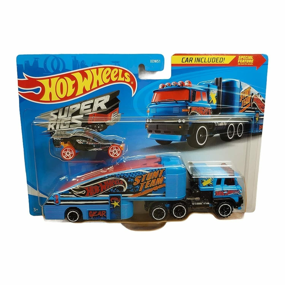 Blue Stuntin' Semi Rig by Hot Wheels -Hot Wheels - India - www.superherotoystore.com