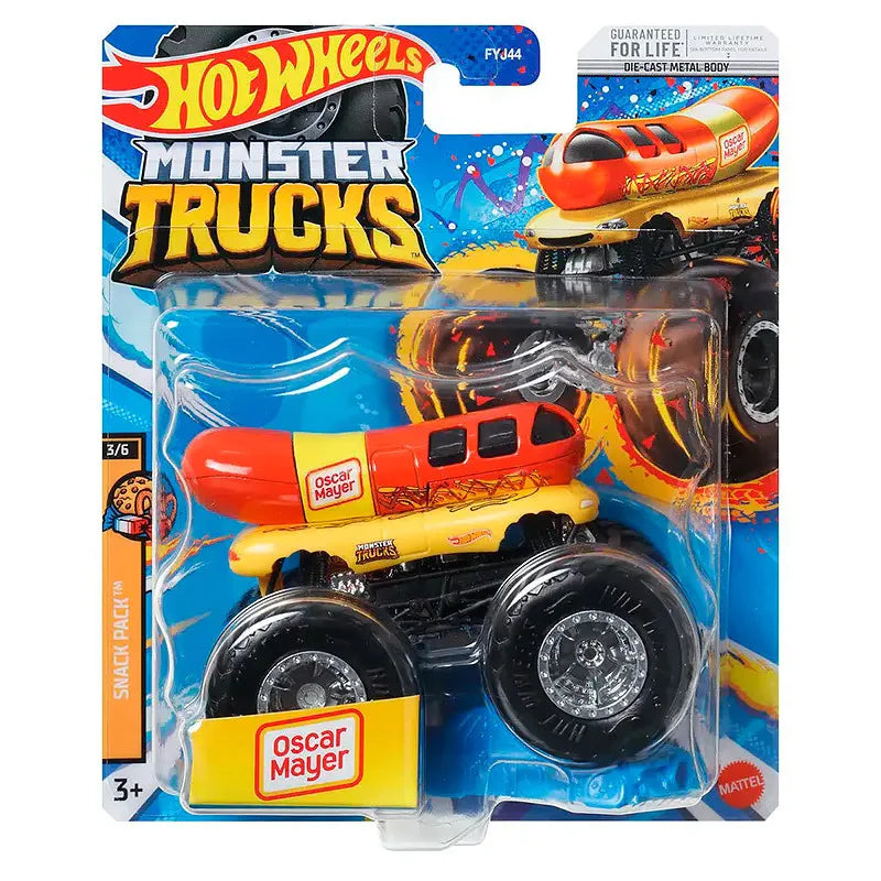 Snack Pack Oscar Mayer Monster Truck by Hot Wheels -Hot Wheels - India - www.superherotoystore.com