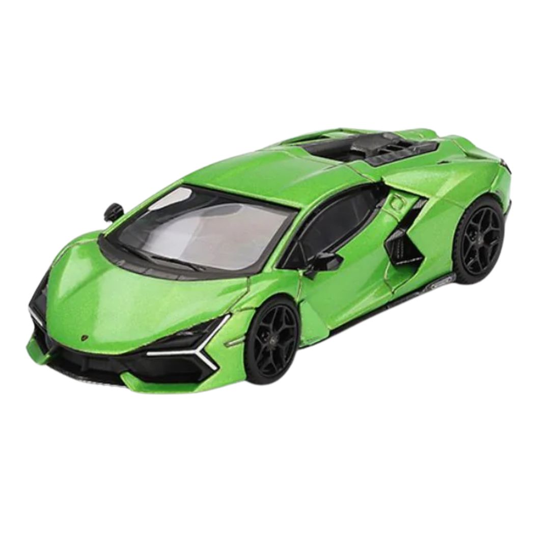 Lamborghini Revuelto Verde Selvans 1:64 Scale By Mini Gt -Mini GT - India - www.superherotoystore.com