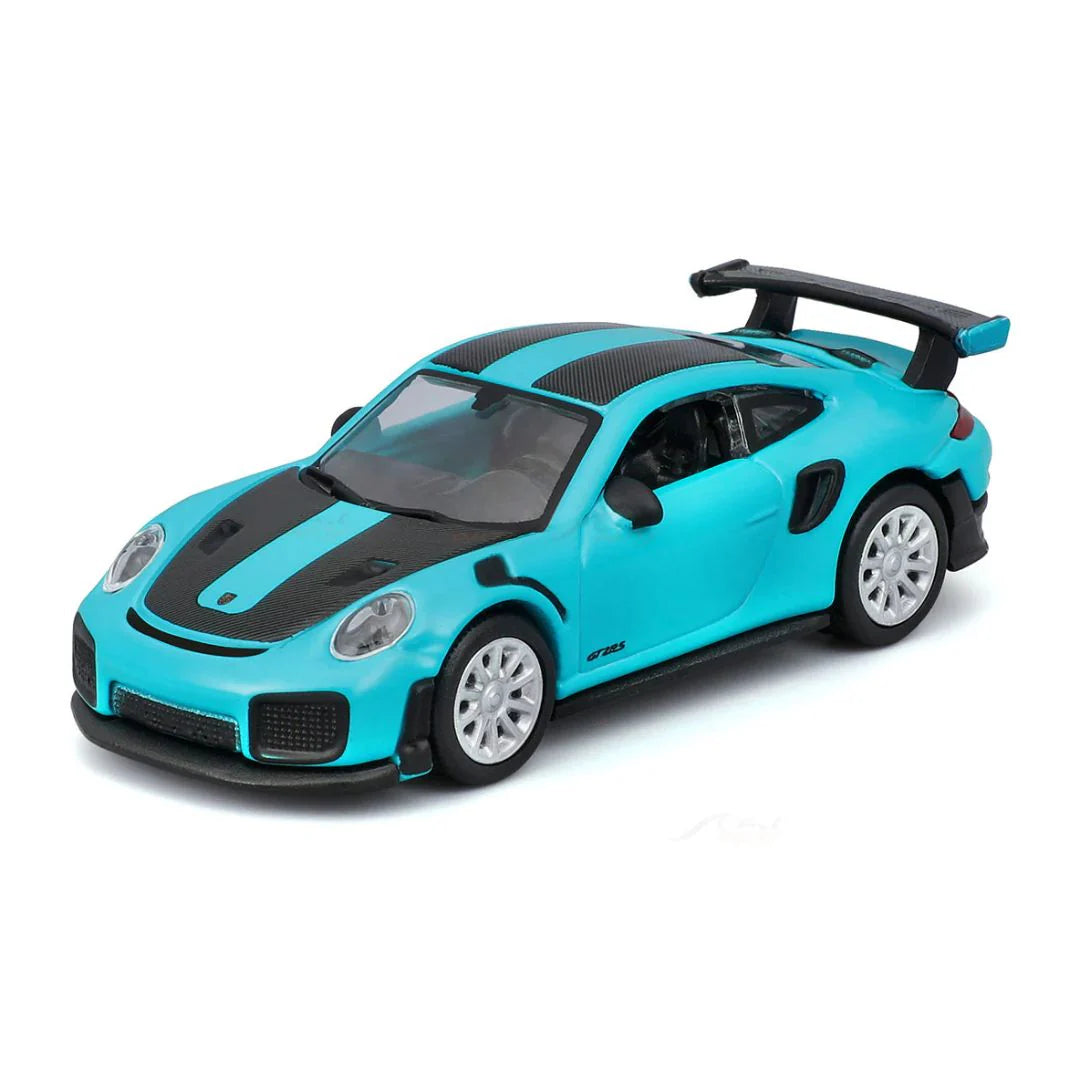 Blue Speed Icons: Porsche 911 GT2 RS 1:64 Scale Die-Cast Car By Maisto -Maisto - India - www.superherotoystore.com