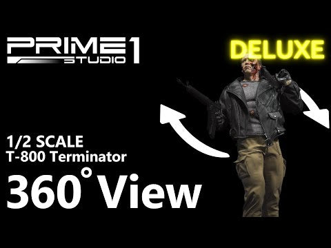 High Definition Museum Masterline Black Label The Terminator (Film) T-800 Terminator Deluxe Version Statue By Prime1 Studios