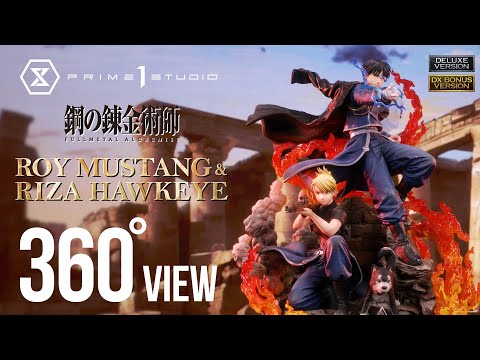 Fullmetal Alchemist Roy Mustang & Riza Hawkeye Statue Dx Bonus Version By Prime1 Studios -Prime 1 Studio - India - www.superherotoystore.com