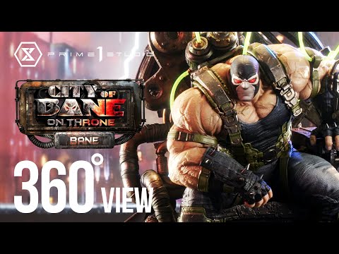 Batman (Comics) City of Bane Bane on Throne Statue (Concept design by Carlos D'Anda) Bonus Version by Prime1 Studios -Prime 1 Studio - India - www.superherotoystore.com