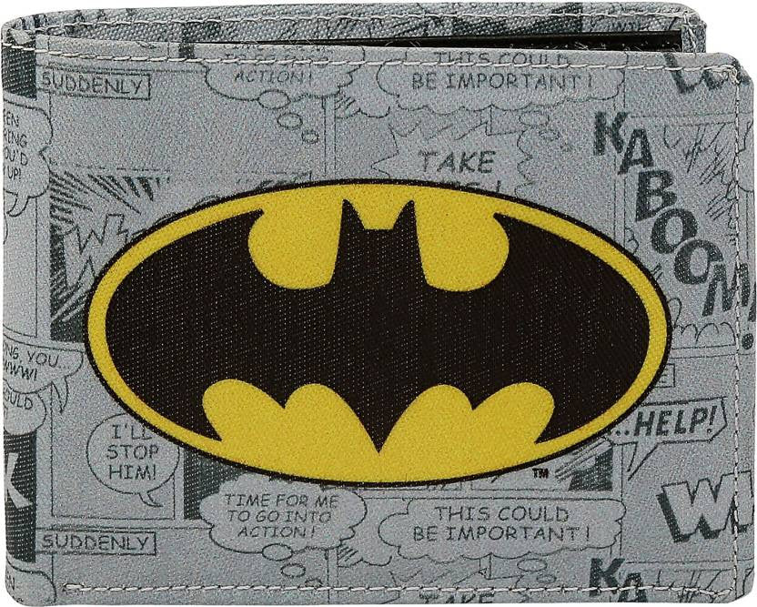 Batman Logo Bi-Fold Wallet by Bombay Merch -Bombaymerch - India - www.superherotoystore.com