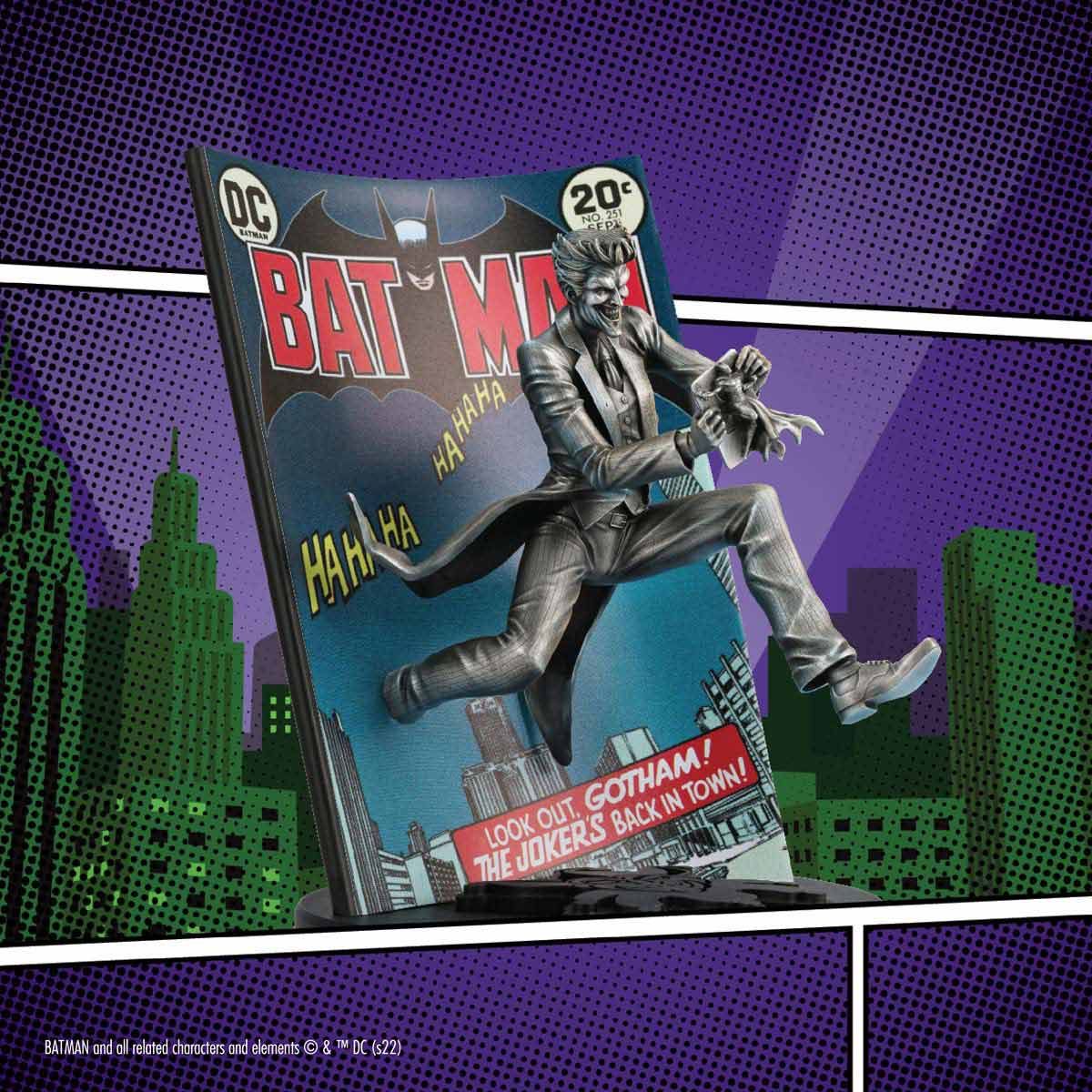 Joker Batman Volume 1 #251 Limited Edition Metal Figurine by Royal Selangor -Royal Selangor - India - www.superherotoystore.com