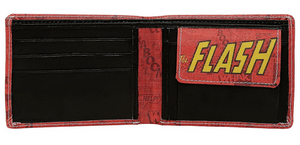 Flash Logo Bi-Fold Wallet by Bombay Merch -Bombaymerch - India - www.superherotoystore.com