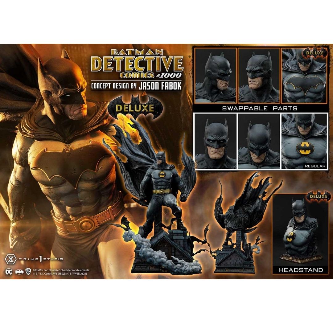 Batman Detective Comics #1000 Batman (Deluxe Bonus Version) 1/3rd Scale Figure by Prime 1 Studios -Prime 1 Studio - India - www.superherotoystore.com