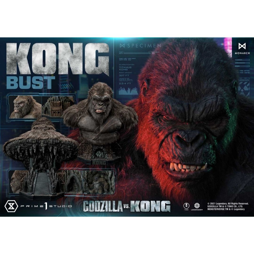 Godzilla Vs Kong Kong Bust by Prime 1 Studios -Prime 1 Studio - India - www.superherotoystore.com