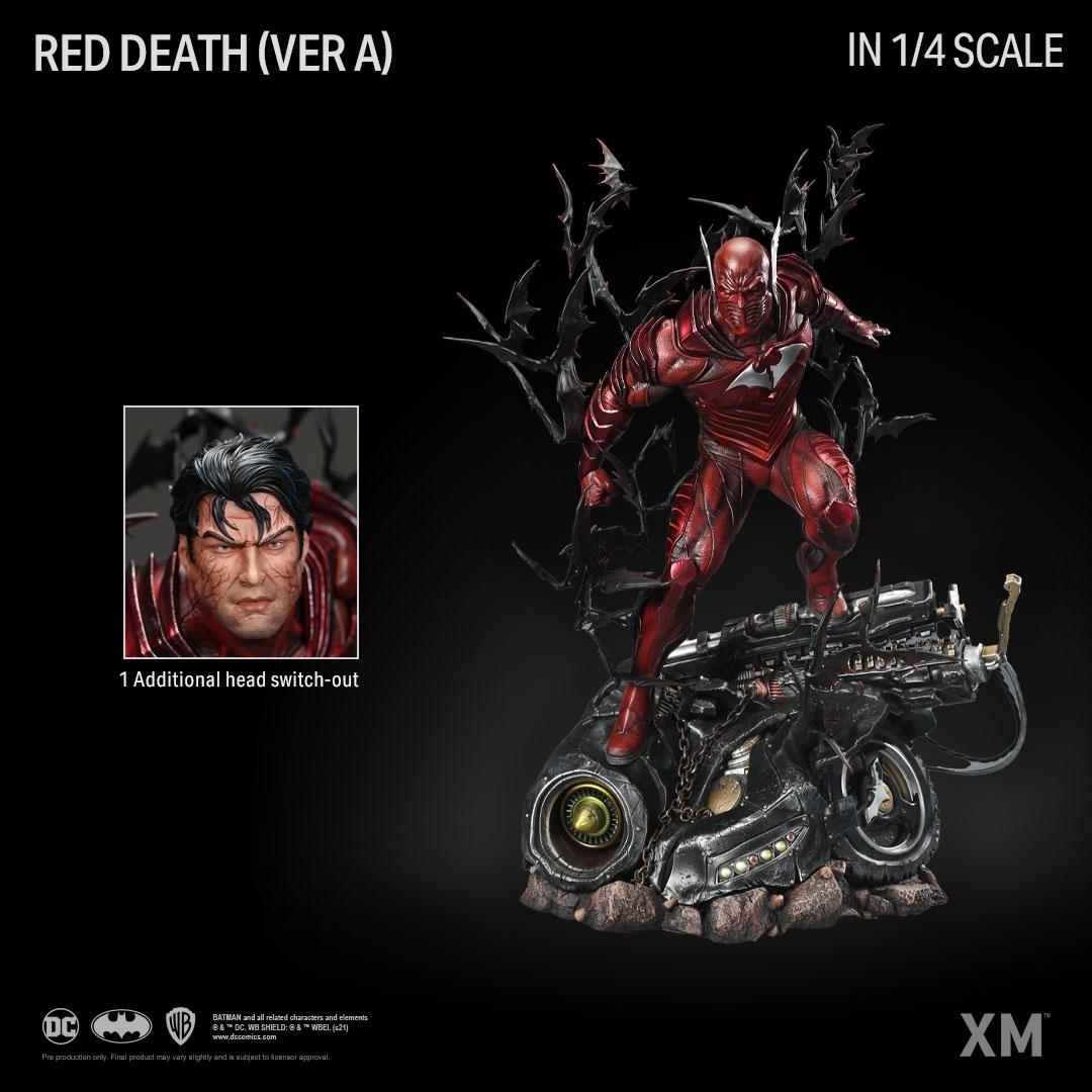DC Comics Red Death - Ver A 1/4 Scale Statue by XM Studios -XM Studios - India - www.superherotoystore.com