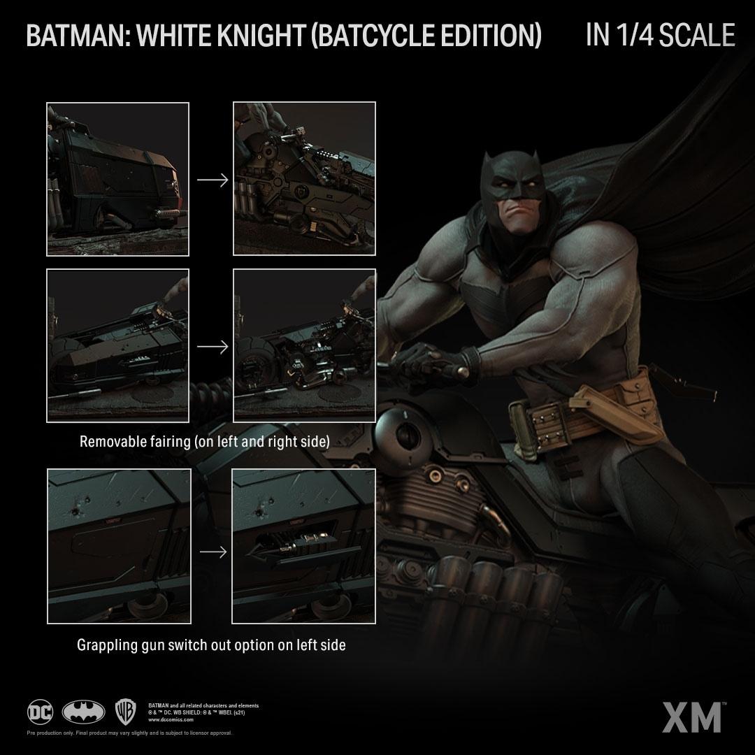 DC Comics Batman: White Knight (Batcycle Edition) 1/4 Scale Statue by XM Studios -XM Studios - India - www.superherotoystore.com