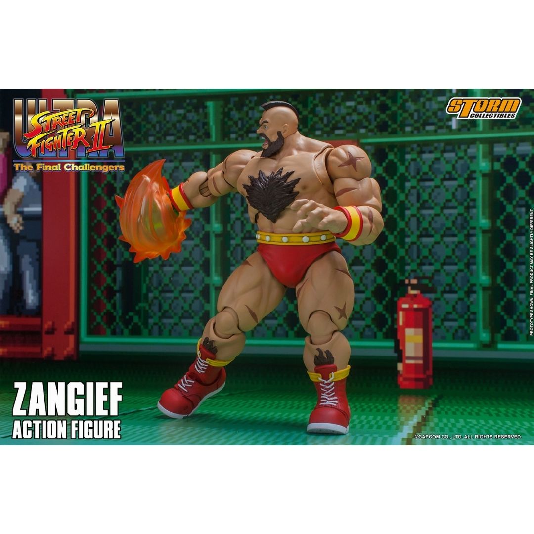 Ultimate Street Fighter II: The Final Challenger Zangief 1:12 Scale Action Figure -Storm Collectibles - India - www.superherotoystore.com