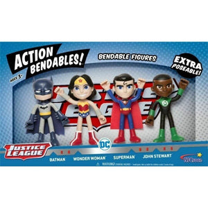 Justice League Action Bendable Set by NJ Croce -NJ Croce - India - www.superherotoystore.com