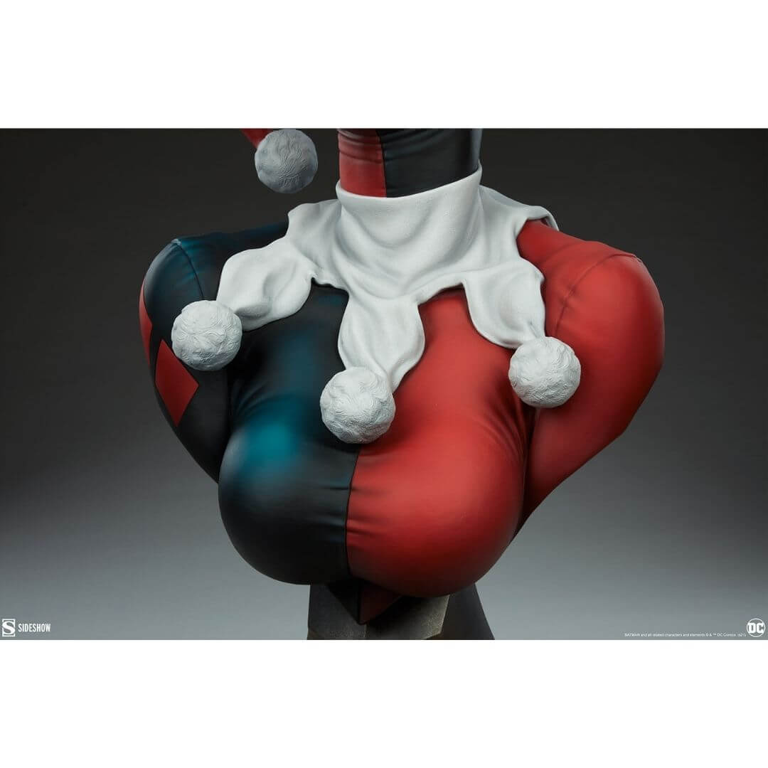 DC Comics Harley Quinn Life Size Bust by Sideshow Collectibles -Sideshow Collectibles - India - www.superherotoystore.com